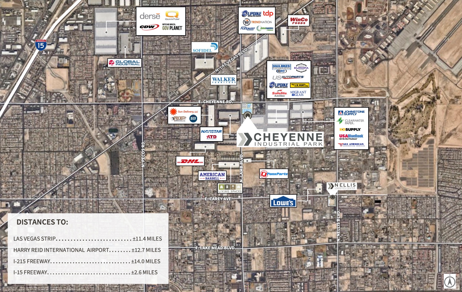 Rockefeller Cheyenne Industrial Park Brochure - Nearby Facilities